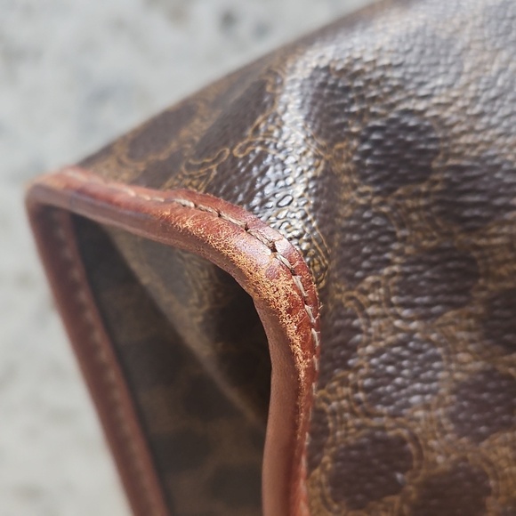 Celine Brown And Tan Clutch - Picture 8 of 15